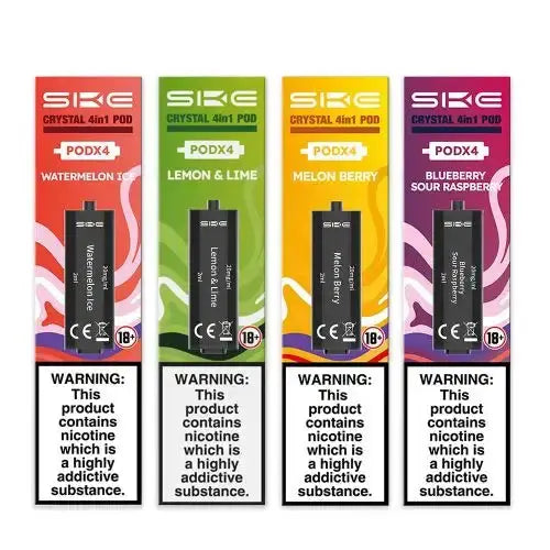 SKE CRYSTAL 4IN1 Prefilled Replacement Vape Pods Vape wholesale supplies