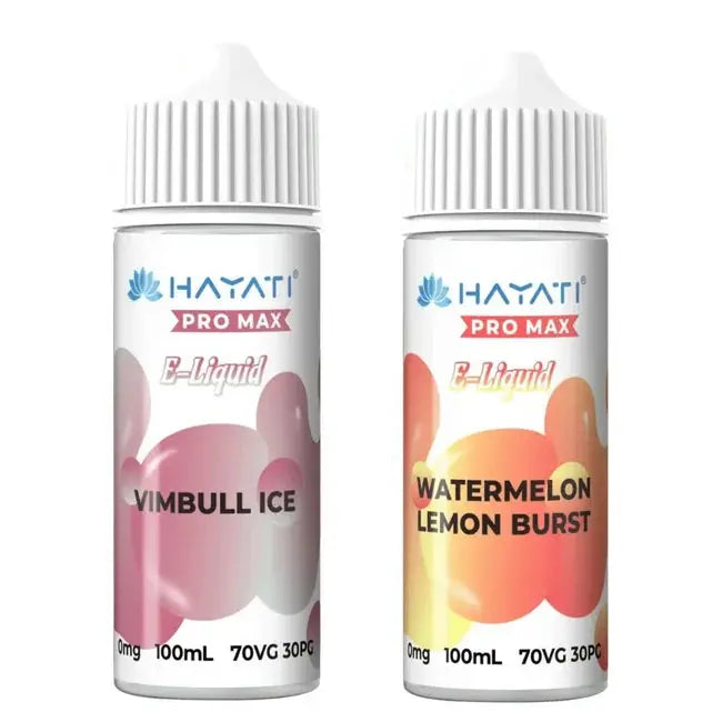 Hayati Pro Max 100ml E-Liquid 70VG / 30PG - Vape wholesale supplies