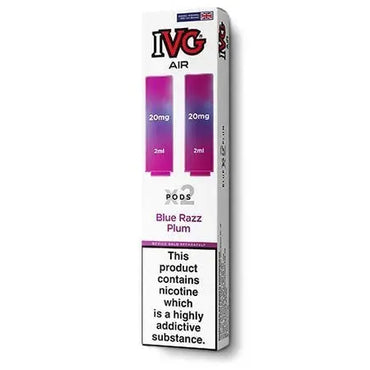 IVG Air Replacement Pods – Pack of 10 | 20mg Nic Salt | 27 Flavours | Wholesale UK IVG