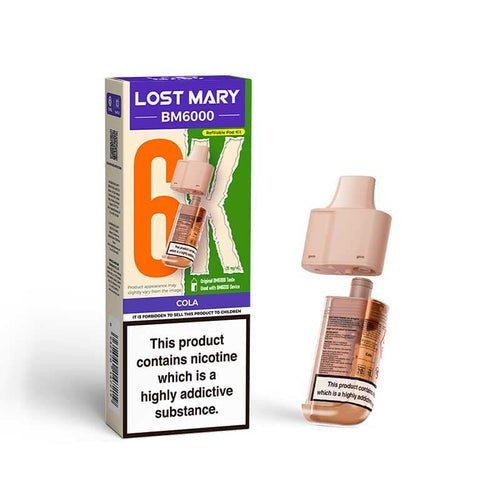 Lost Mary BM6000 Prefilled Pods – Box of 5 Lost Mary