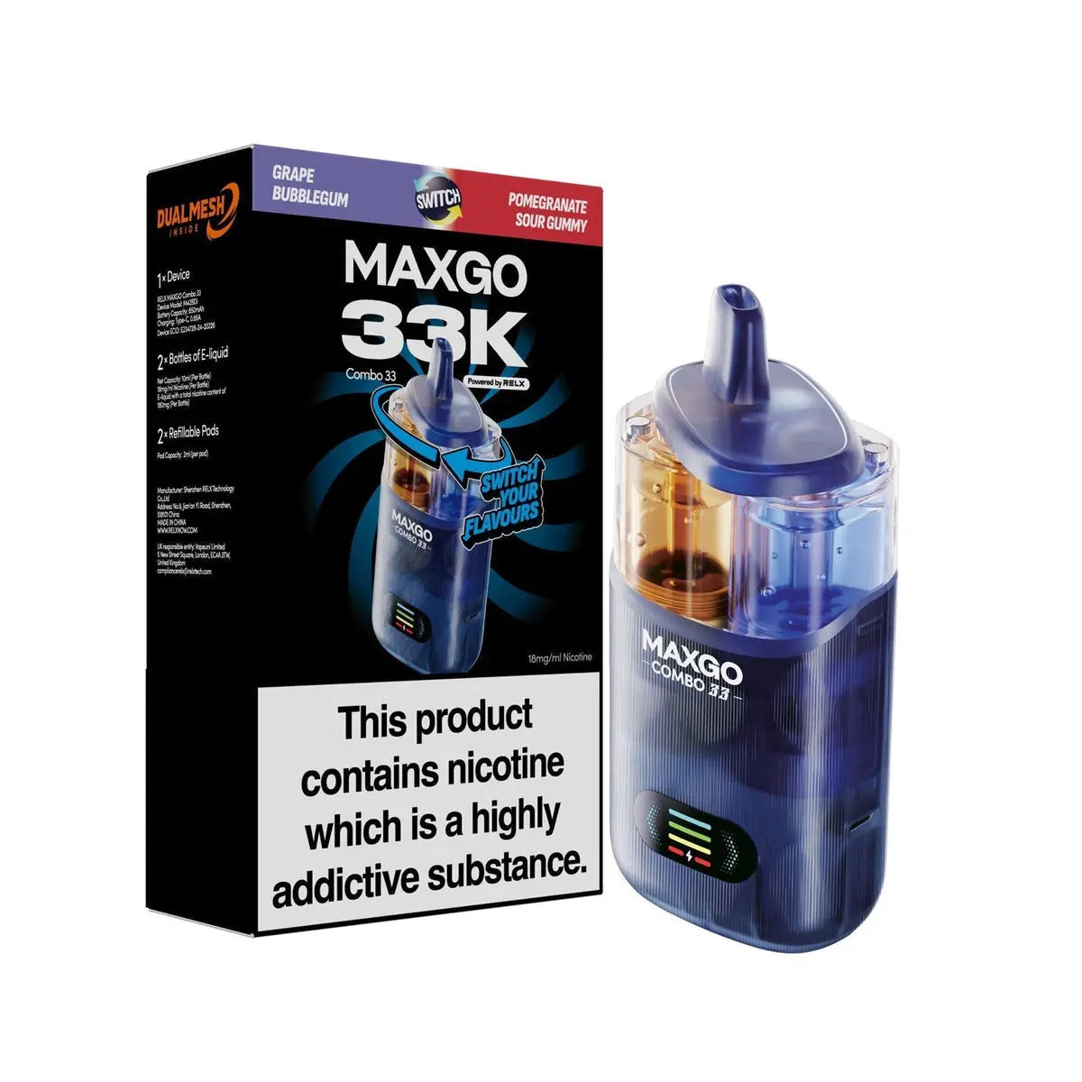 MAXGO 33k Disposable Vape Box of 5 - Vape Wholesale Supplies MAXGONot Found Vape wholesale supplies