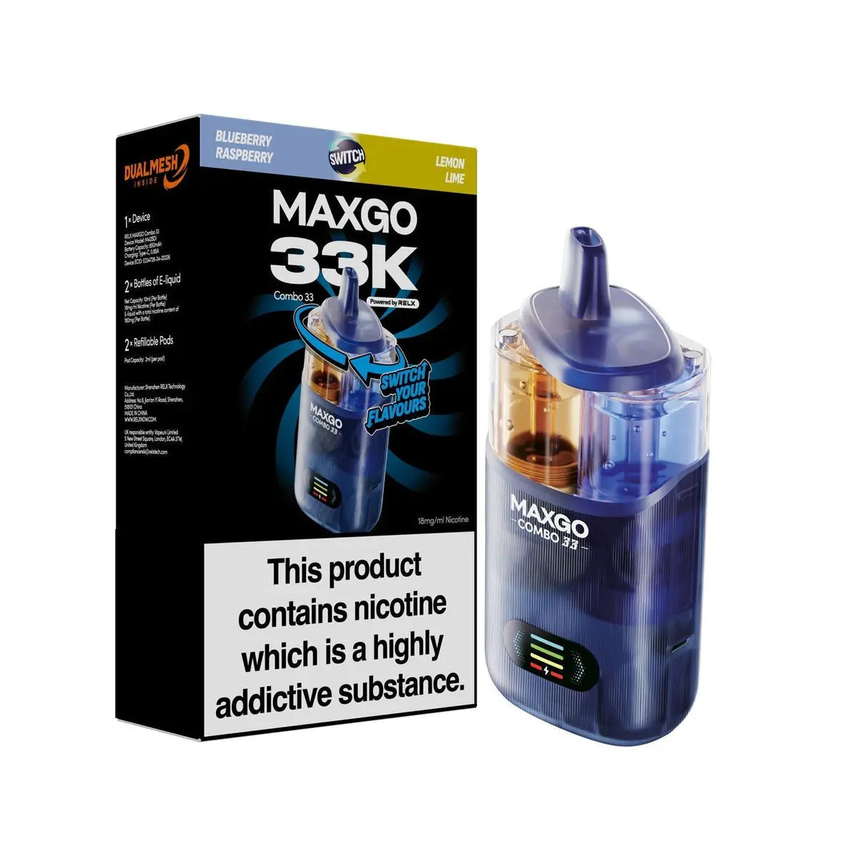 MAXGO 33k Disposable Vape Box of 5 - Vape Wholesale Supplies MAXGONot Found Vape wholesale supplies