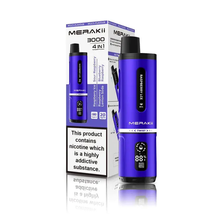 Merakii 3000 Puffs Disposable Vape Box of 5 Vape Wholesale SuppliesNot Found Vape wholesale supplies