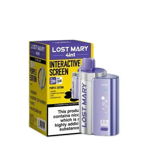 Lost mary 4 in 1 prefilled kit - Box of 5 - Vape wholesale supplies