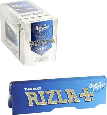 Rizla Thin Blue Rolling Papers – Pack of 100 Rizla