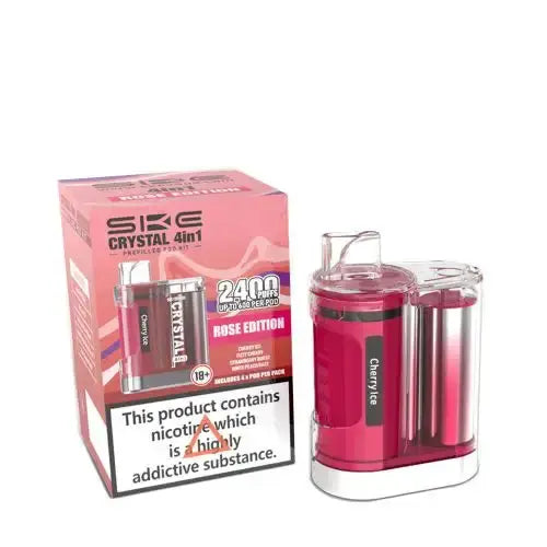 SKE Crystal 4in1 Prefilled Pod Vape Kit - Box of 5 Vape Wholesale Supplies