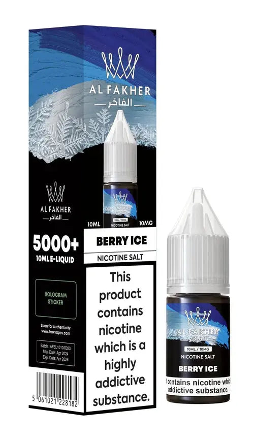 Al Fakher Nic Salt 10ml E-Liquid Box of 10 - Vape wholesale supplies