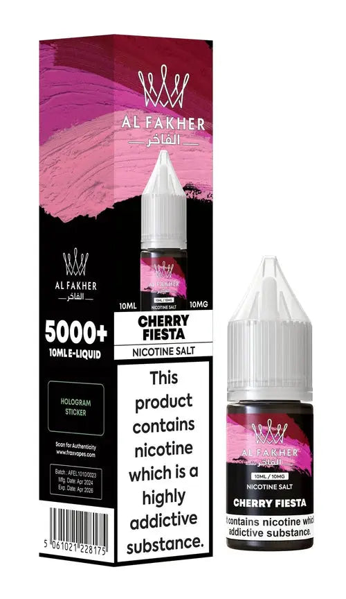 Al Fakher Nic Salt 10ml E-Liquid Box of 10 - Vape wholesale supplies