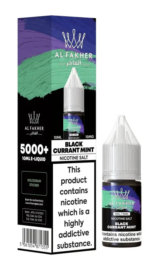 Al Fakher Nic Salt 10ml E-Liquid Box of 10 - Vape wholesale supplies