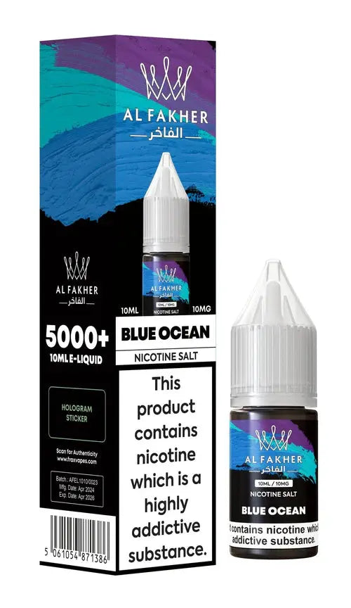 Al Fakher Nic Salt 10ml E-Liquid Box of 10 - Vape wholesale supplies