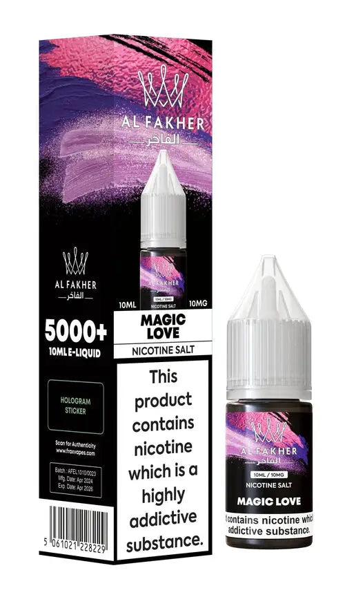 Al Fakher Nic Salt 10ml E-Liquid Box of 10 - Vape wholesale supplies