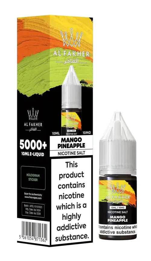 Al Fakher Nic Salt 10ml E-Liquid Box of 10 - Vape wholesale supplies