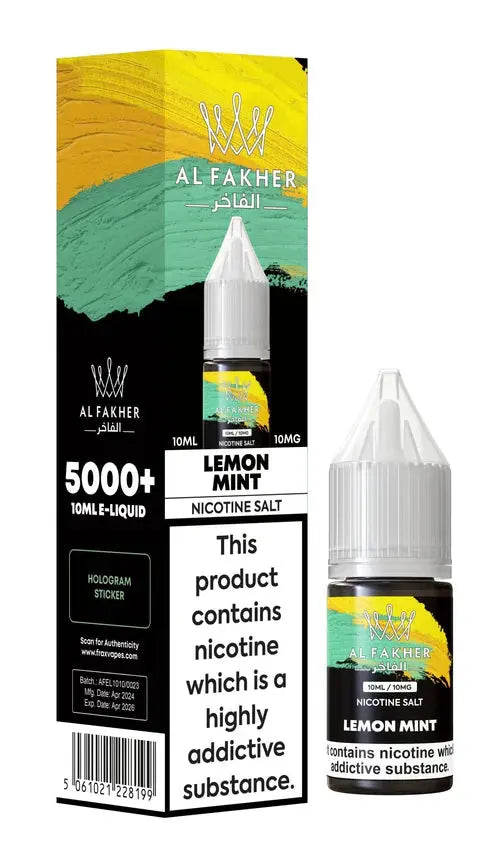 Al Fakher Nic Salt 10ml E-Liquid Box of 10 - Vape wholesale supplies
