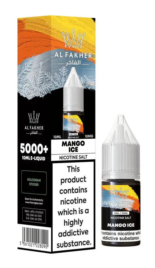 Al Fakher Nic Salt 10ml E-Liquid Box of 10 - Vape wholesale supplies