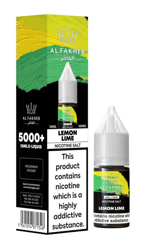Al Fakher Nic Salt 10ml E-Liquid Box of 10 - Vape wholesale supplies