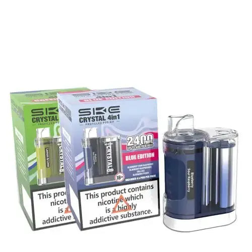 SKE Crystal 4in1 Prefilled Pod Vape Kit - Box of 5 Vape Wholesale Supplies