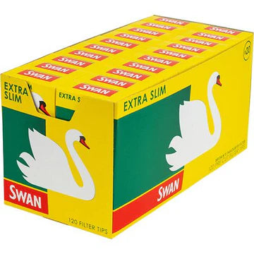 Swan Extra Slim Filter Tips – Pack of 20 Swan
