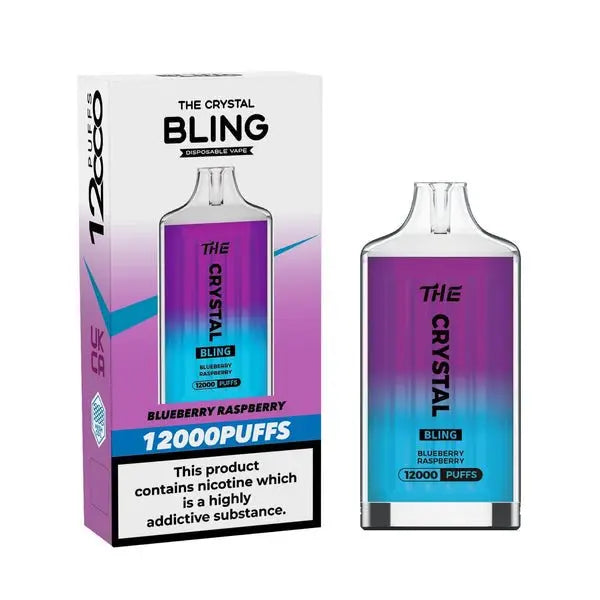 The Crystal Bling 12000 Disposable Vape Puff Pod Box of 5 The Crystal BlingNot Found Vape wholesale supplies