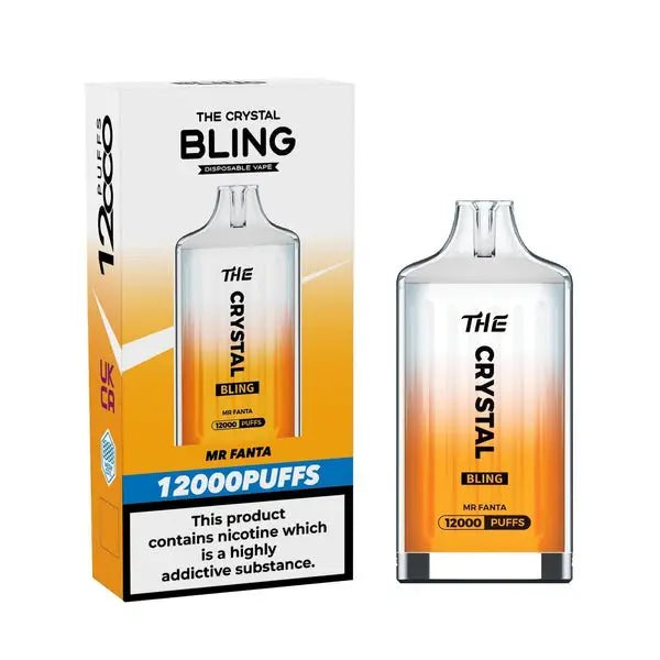 The Crystal Bling 12000 Disposable Vape Puff Pod Box of 5 The Crystal BlingNot Found Vape wholesale supplies