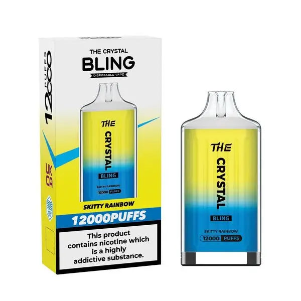 The Crystal Bling 12000 Disposable Vape Puff Pod Box of 5 The Crystal BlingNot Found Vape wholesale supplies