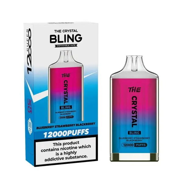 The Crystal Bling 12000 Disposable Vape Puff Pod Box of 5 The Crystal BlingNot Found Vape wholesale supplies