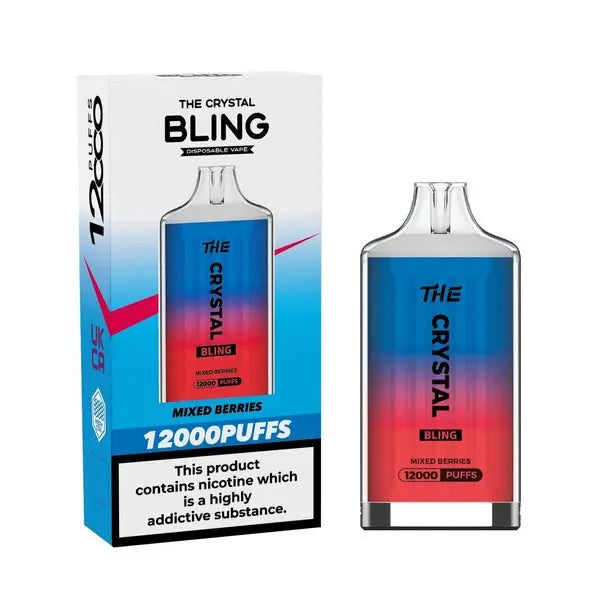 The Crystal Bling 12000 Disposable Vape Puff Pod Box of 5 The Crystal BlingNot Found Vape wholesale supplies