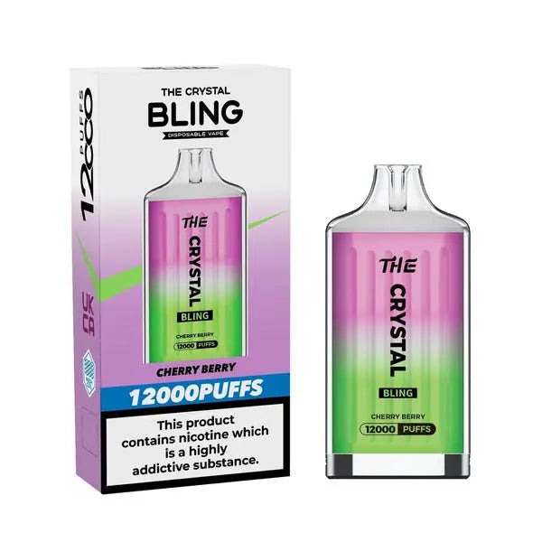 The Crystal Bling 12000 Disposable Vape Puff Pod Box of 5 The Crystal BlingNot Found Vape wholesale supplies
