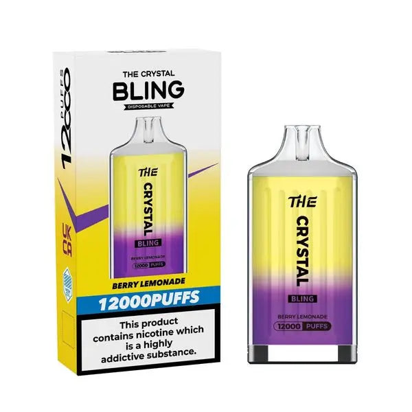 The Crystal Bling 12000 Disposable Vape Puff Pod Box of 5 The Crystal BlingNot Found Vape wholesale supplies