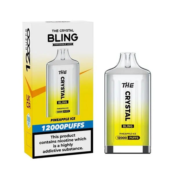 The Crystal Bling 12000 Disposable Vape Puff Pod Box of 5 The Crystal BlingNot Found Vape wholesale supplies