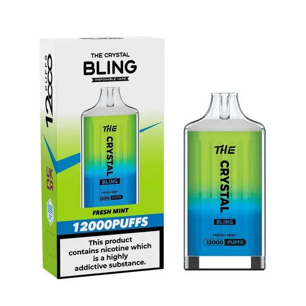 The Crystal Bling 12000 Disposable Vape Puff Pod Box of 5 The Crystal BlingNot Found Vape wholesale supplies