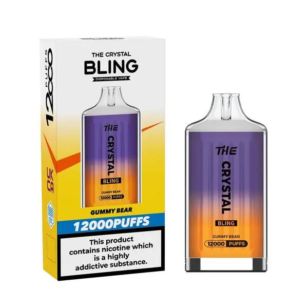 The Crystal Bling 12000 Disposable Vape Puff Pod Box of 5 The Crystal BlingNot Found Vape wholesale supplies