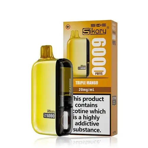SKE Sikary S6000 Disposable Vape Kit-Box of 5 - Vape wholesale supplies