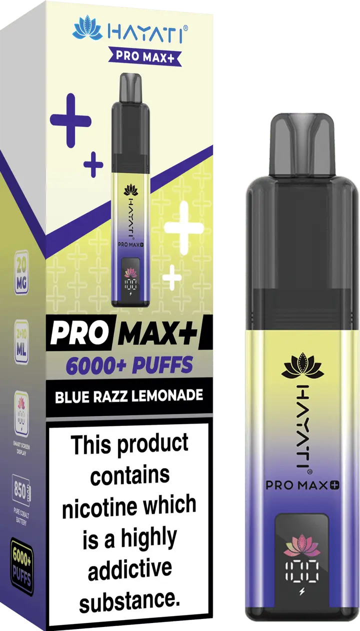 Hayati Pro Max+ 6000 Puffs Vape Kit Box of 10 Vape wholesale supplies Not Found Vape wholesale supplies