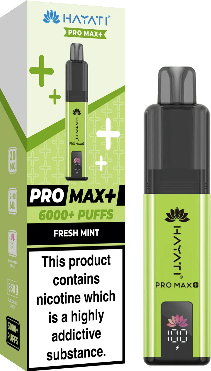 Hayati Pro Max+ 6000 Puffs Vape Kit Box of 10 Vape wholesale supplies Not Found Vape wholesale supplies