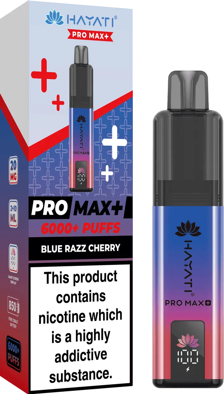 Hayati Pro Max+ 6000 Puffs Vape Kit Box of 10 Vape wholesale supplies Not Found Vape wholesale supplies