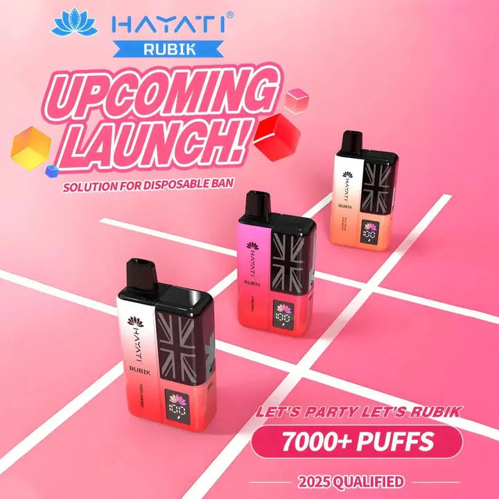 Hayati Rubik 7000+ Puffs Disposable Vape Kit Pack of 5 Vape Wholesale SuppliesNot Found Vape wholesale supplies
