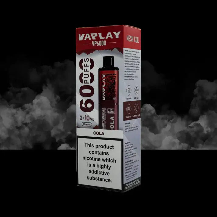 Vaplay VP6000 Disposable Vape-Box of 5 Vape wholesale supplies Not Found Vape wholesale supplies