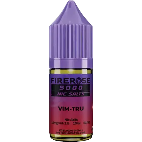 Firerose 5000 10ml Nic Salts E-liquids Box of 10 - Vape wholesale supplies