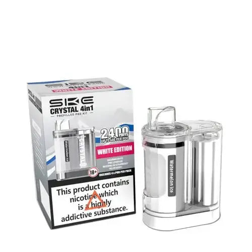 SKE Crystal 4in1 Prefilled Pod Vape Kit - Box of 5 Vape Wholesale Supplies