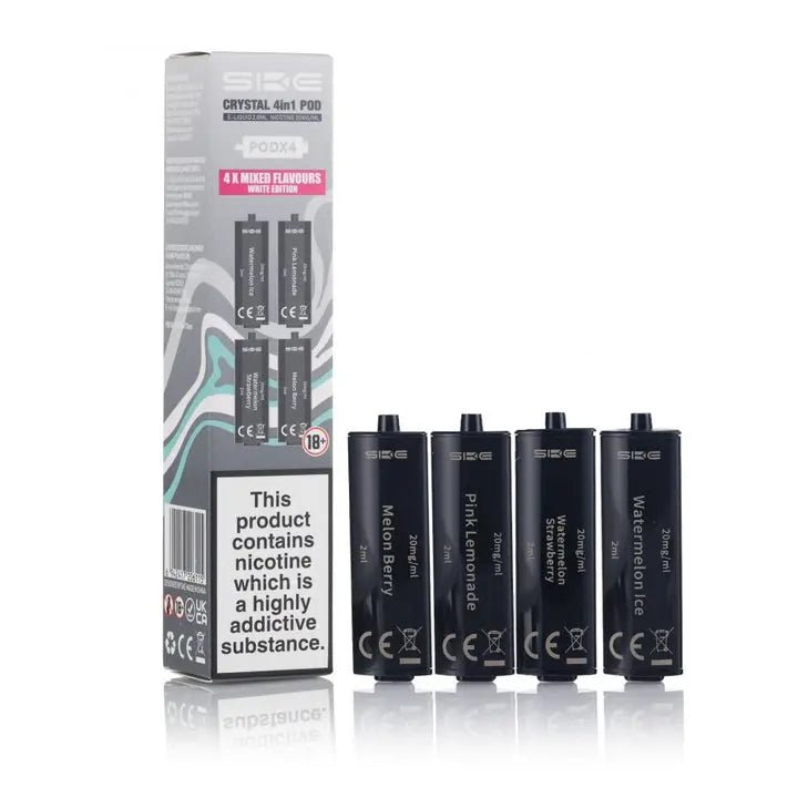 SKE CRYSTAL 4IN1 Prefilled Replacement Vape Pods Vape wholesale supplies