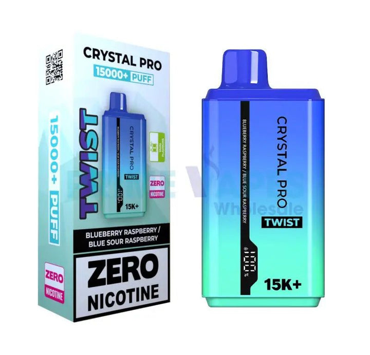 0% Crystal Pro Twist 15000 Puffs Disposable Vape-Box OF 10 Vape Wholesale Supplies