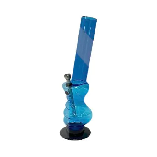 12" Mix Plain Print Acrylic Bong - FP01-4 (GS0685) - Vape Wholesale Supplies