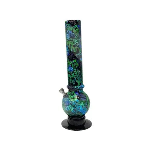 14" Mix Colour Graffiti Design Acrylic Bong - FAY (GS0212) - Vape Wholesale Supplies