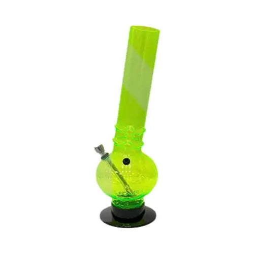 14" Pumpkin Design Acrylic Bong - FA20 (GS2072) - Vape Wholesale Supplies