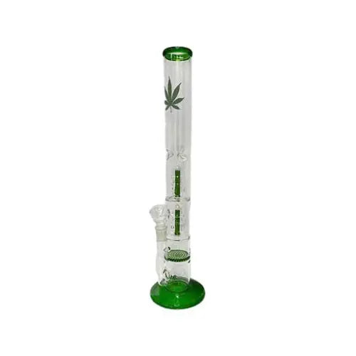 18" Large Percolator Glass Bong Leaf Mixed Designs -GS1534 - GB98 In UK
