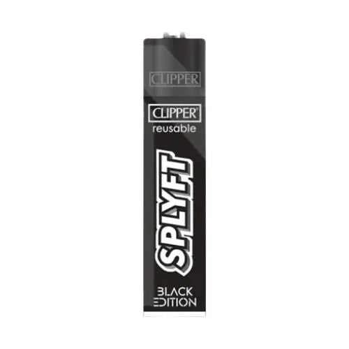 1x Clipper SPLYFT Black Large Classic Refillable Lighter In UK