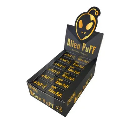24 Alien Puff Black & Gold 5m Unbleached Brown Rolls ( HP105 ) Vape Wholesale Supplies IN UK
