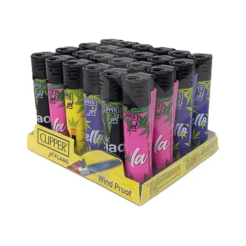 24 Clipper Electronic Jet Flame Good Vibes Only - CKJ3B067UKH - In UK