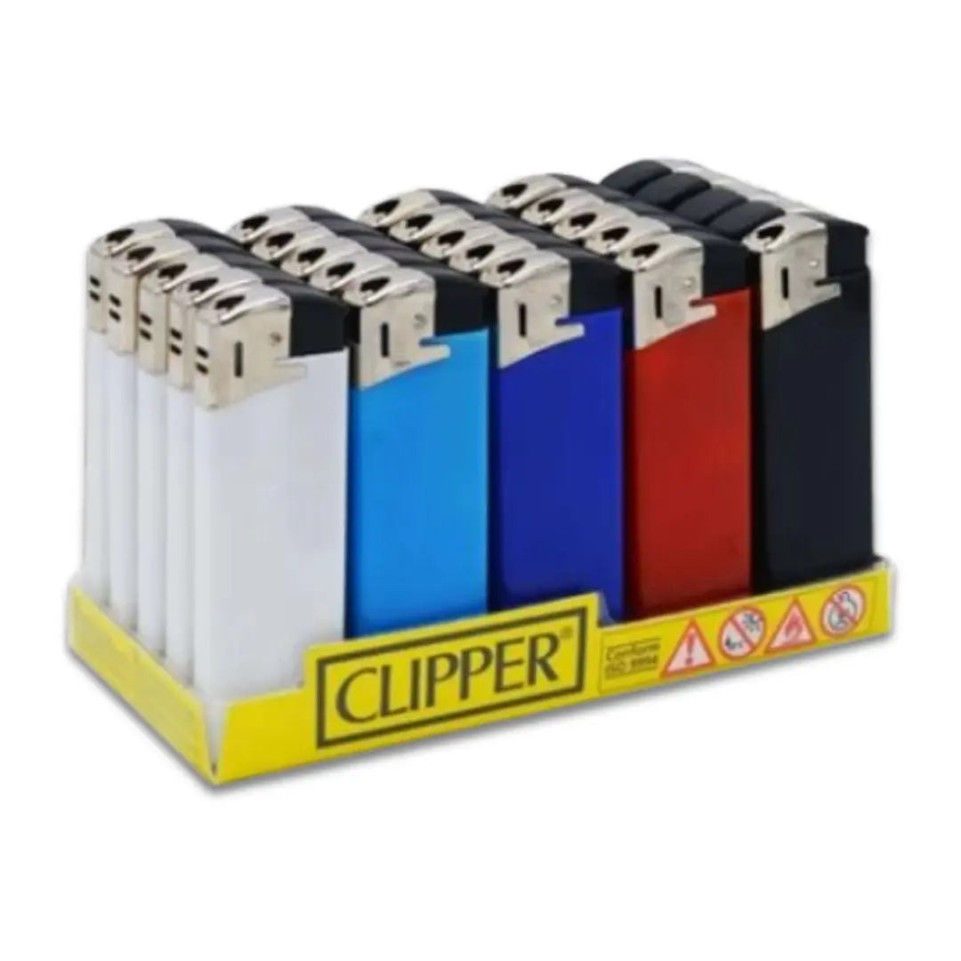 25 Clipper XTK Fit Solid Electronic Lighters - TK0B202UKHX In UK