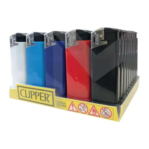 25 Clipper XTK Fit Solid Electronic Lighters - TK0B202UKHX In UK